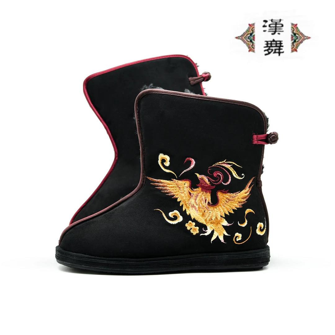 【暖阳】中国风布鞋内增高高帮加厚软底防滑秋冬棉鞋