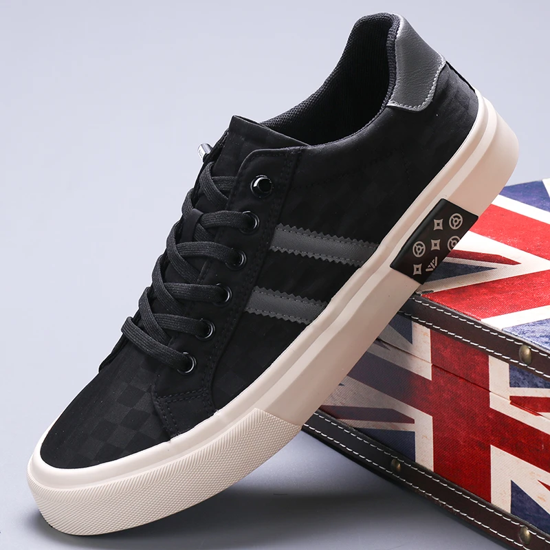 新款男士帆布鞋低帮透气板鞋休闲鞋潮鞋百搭布鞋男鞋23103时尚