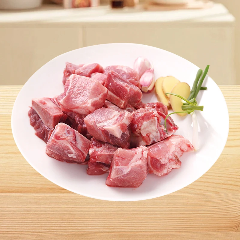 萌佳萌农家精品冷链羔羊一只骨1kg猪肋条1.5kg排骨肋排猪肉散养