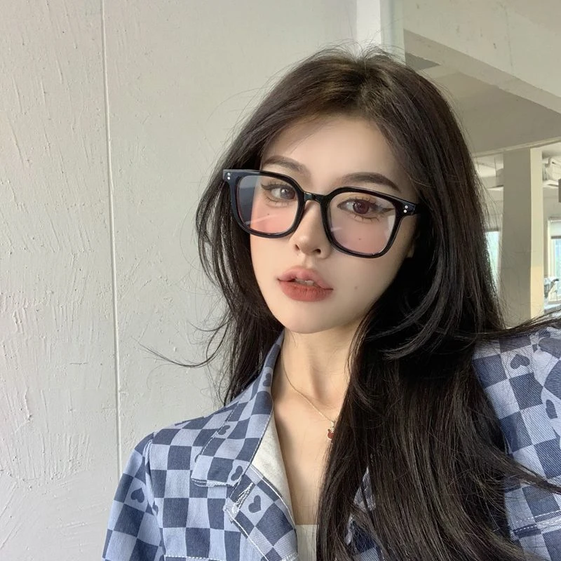 小红书腮红眼镜女近视可配度数韩版潮黑框素颜神器眼睛框大脸显瘦