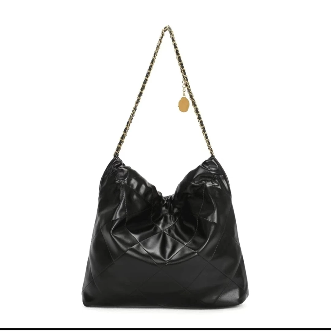 【CF】2024年新款轻奢时尚百搭单肩斜挎包  SP002-黑色