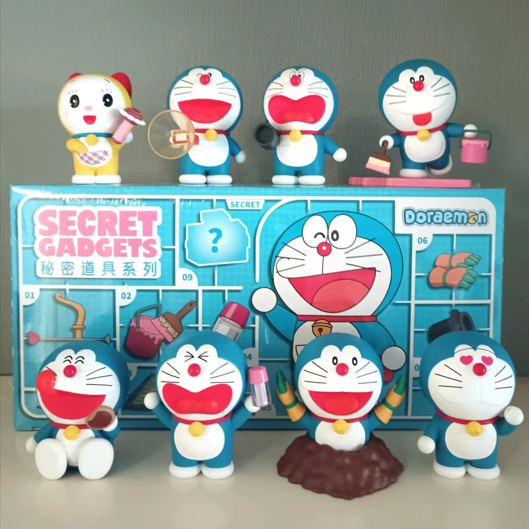 哆啦A梦盲盒手办秘密道具系列小摆件全套礼物哆啦美52TOYS正版
