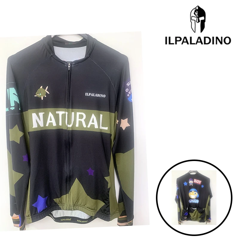 【黑色卡通字母】 骑行服上衣牛奶丝冰丝网眼 抓绒春夏秋冬