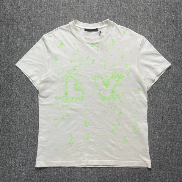 LV 刺绣飞机logo白色短袖/M码/99新/11688