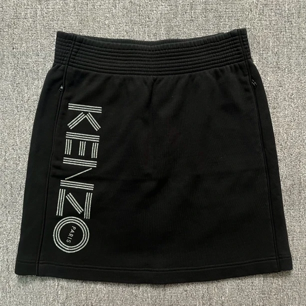 KENZO 侧边水钻logo短裙/S码/98新/11330
