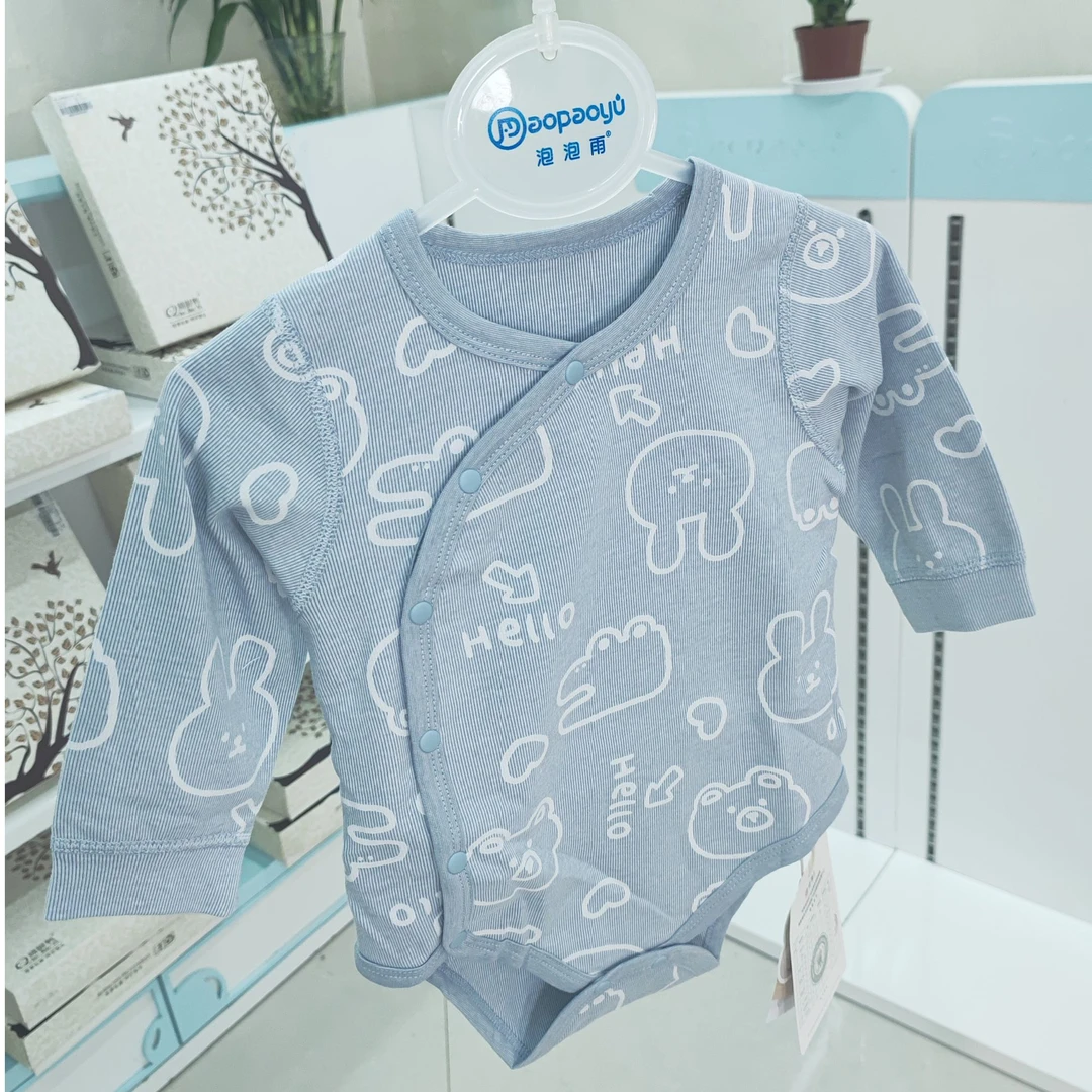 泡泡雨新生儿舒绒春秋四季款长袖包屁衣婴儿儿童幼儿宝宝婴童