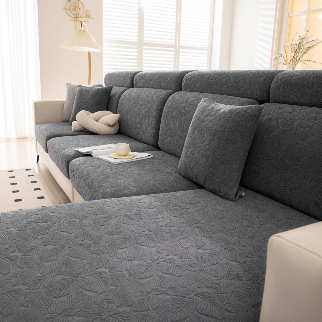 小树叶新款沙发套罩加厚防猫抓沙发垫套罩全包万能防尘通用沙发笠