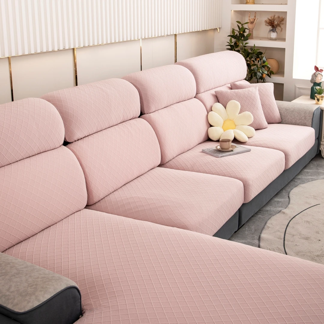 华夫格沙发套沙发垫沙发套罩万能套懒人防滑可定制加厚防猫通用型