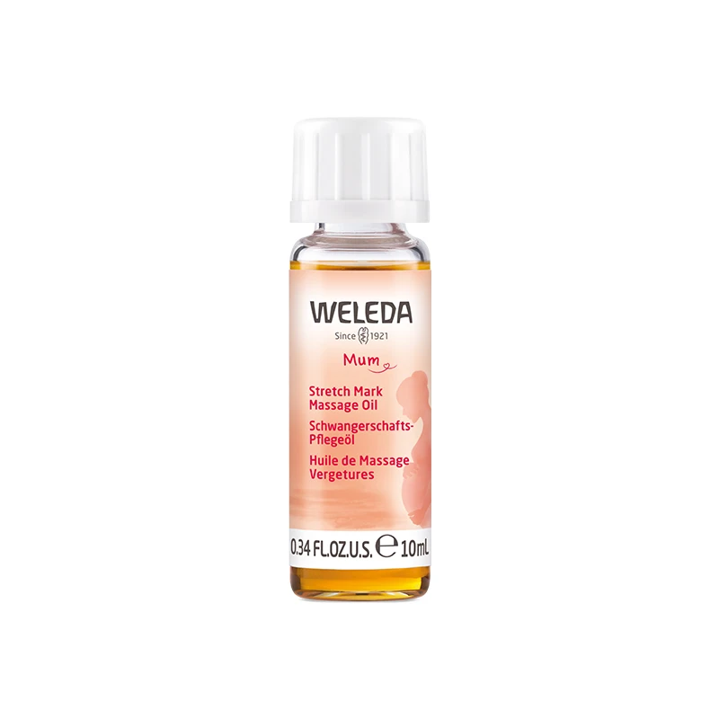 Weleda维蕾德 产前产后妊娠孕身纹按摩油 肥胖纹 植物油 10ml