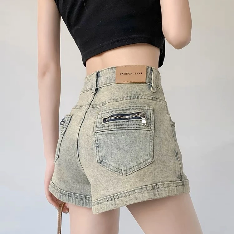 辣妹显瘦牛仔高腰短裤短裙 百搭尾货清仓介意勿拍无退换