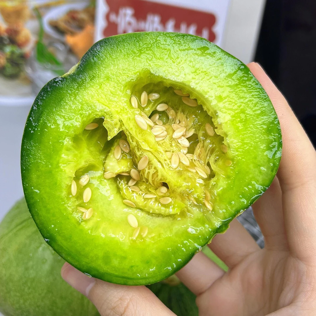 绿宝石甜瓜种子阳台庭院蔬果种子四季易种植酥脆多汁味甜早熟高产