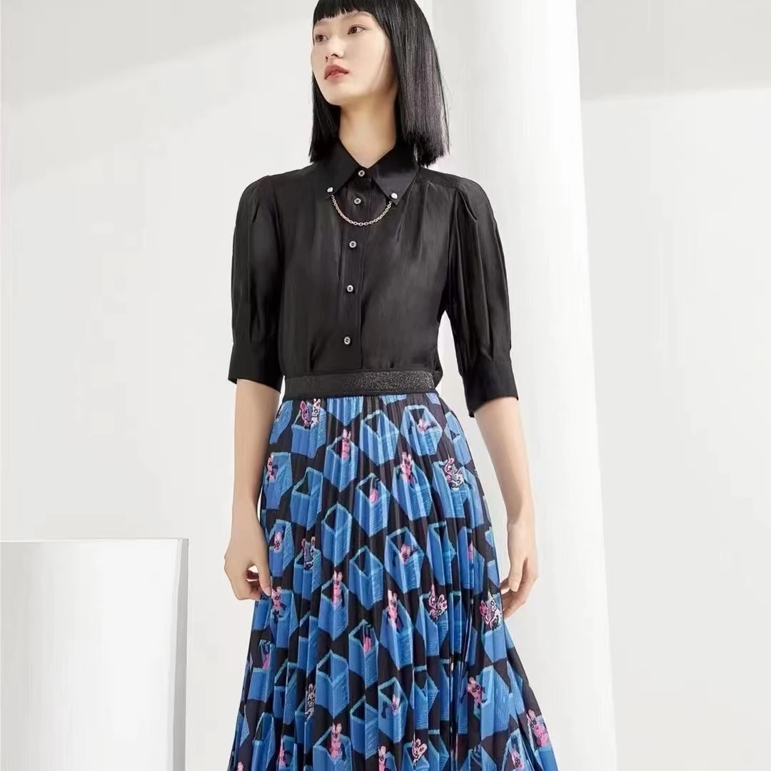 华衣曼 C001-050 显瘦夏季休闲女装连衣裙