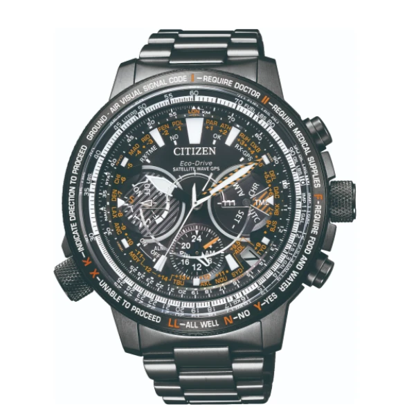 Citizen/西铁城光动能卫星对时腕表CC7015-55E