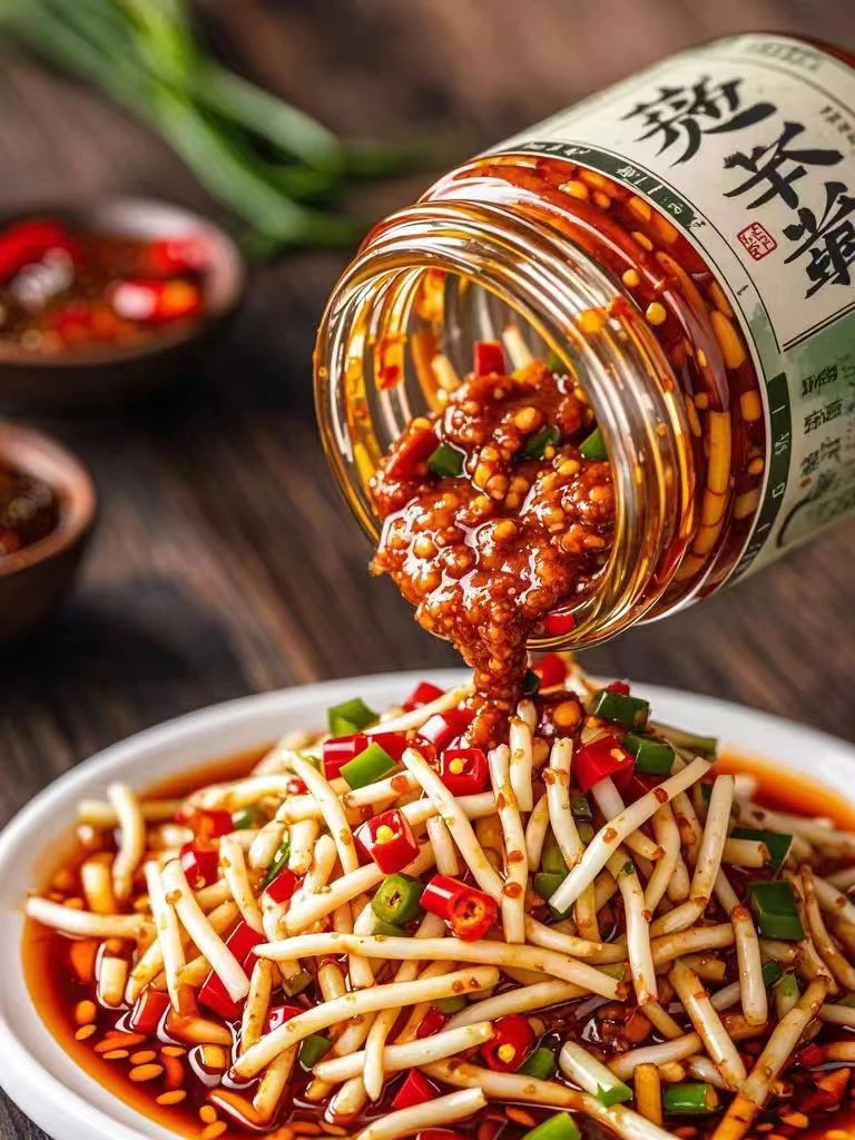 折耳根鱼腥草新鲜凉拌菜剁椒酱味爽口下饭菜即食开灌装网红下饭菜