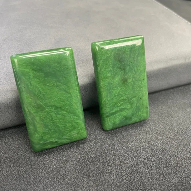 和田玉碧玉吊坠平安牌无事牌【多样性发一件】约50*30*10mm带绳