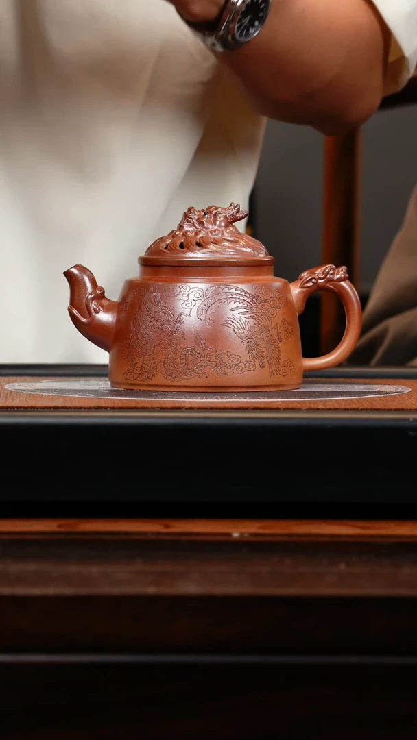 【闪购商品】紫砂茶壶ZST 隧道窑 龙壶