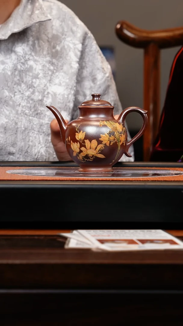【闪购商品】紫砂茶壶YLX 石榴红柴烧 小酒壶 260cc