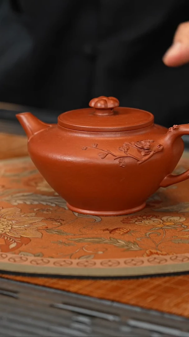 【闪购商品】紫砂茶壶GHJ 大红袍 问雪 251cc