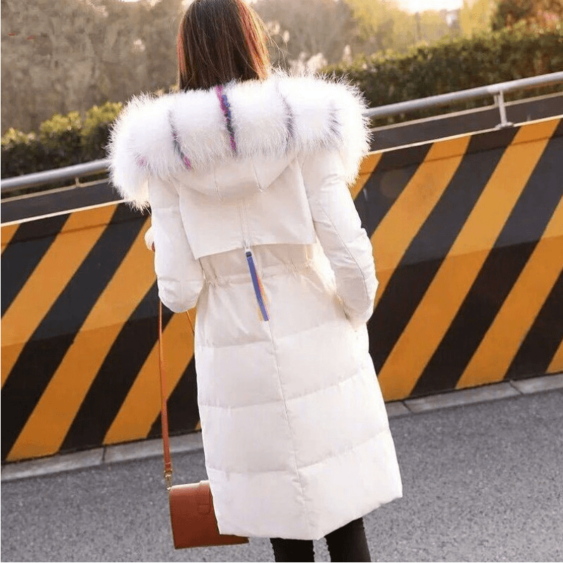 23新款羽绒服高端服女中长款2023新款棉衣韩版收