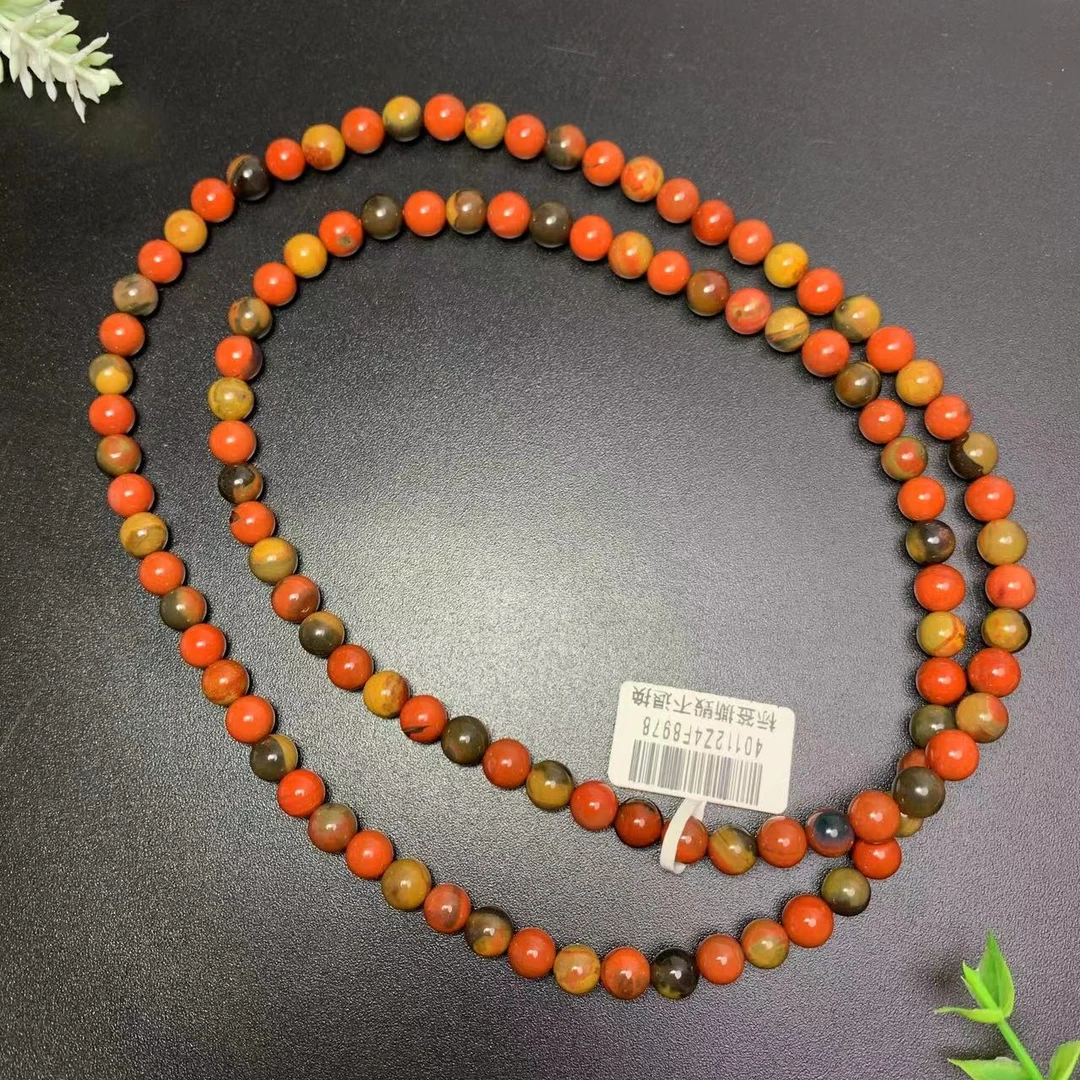 原矿无优化南红玛瑙大山包黄绿皮包浆多圈5-6纹裂手工珠介意勿拍