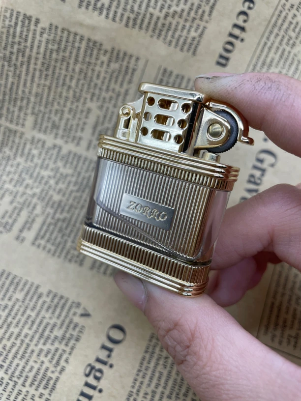 佐罗老九门透明油仓煤油打火机