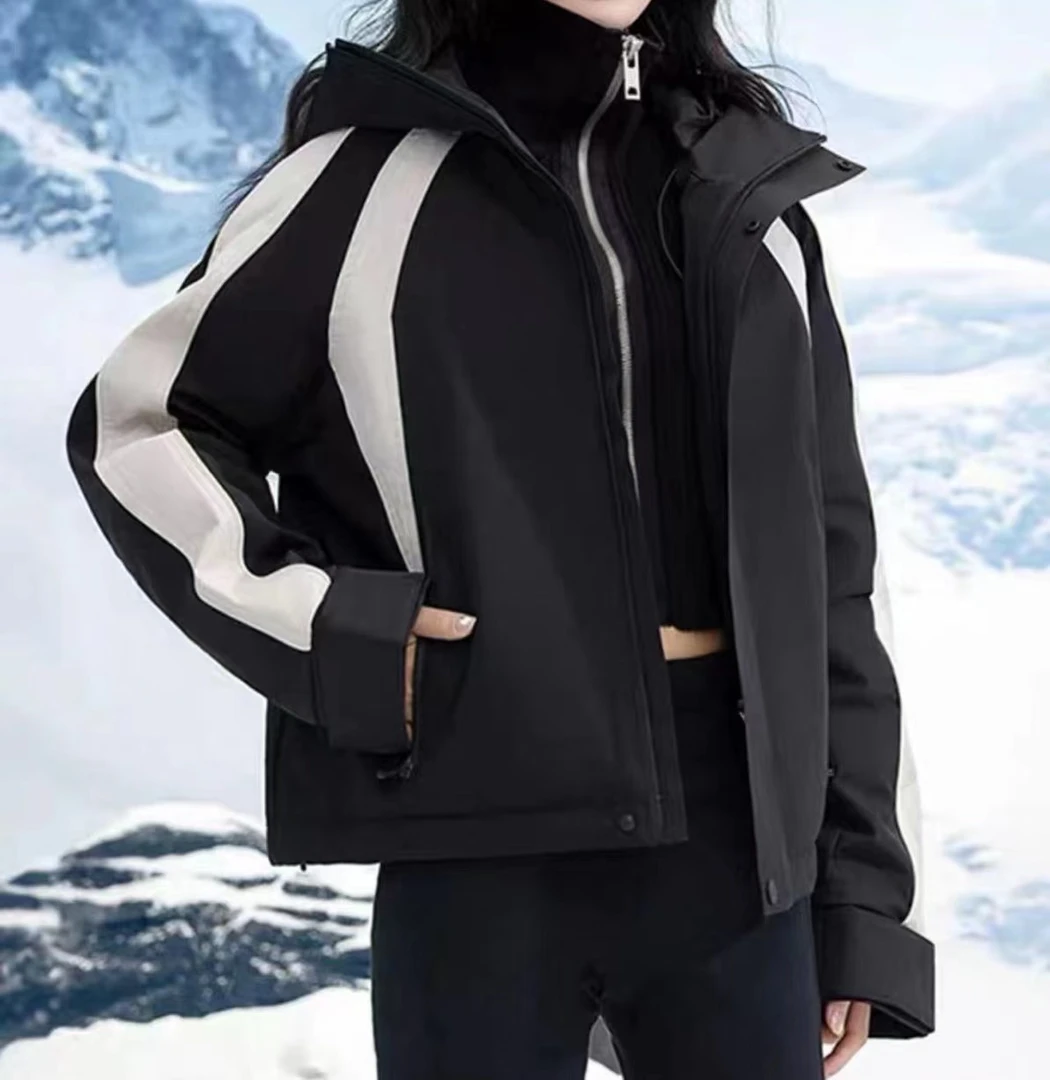 商场1299！90白鸭绒！品牌同款！女款羽绒冲锋衣Y0182