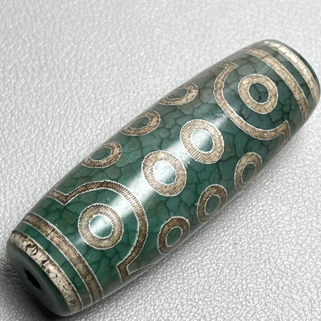 藏式天然玛瑙 粗尺绿二十一眼古珠时尚 男女款精美吊坠挂件配绳子