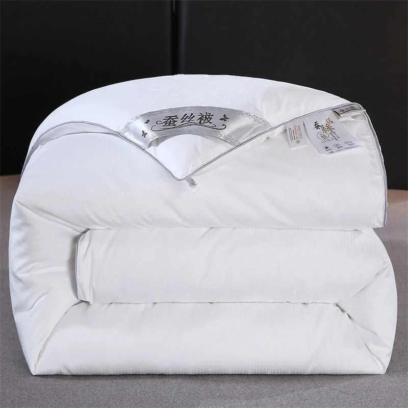 纯手工蚕丝被子棉被加厚保暖春秋被芯双人冬被秋冬被正品
