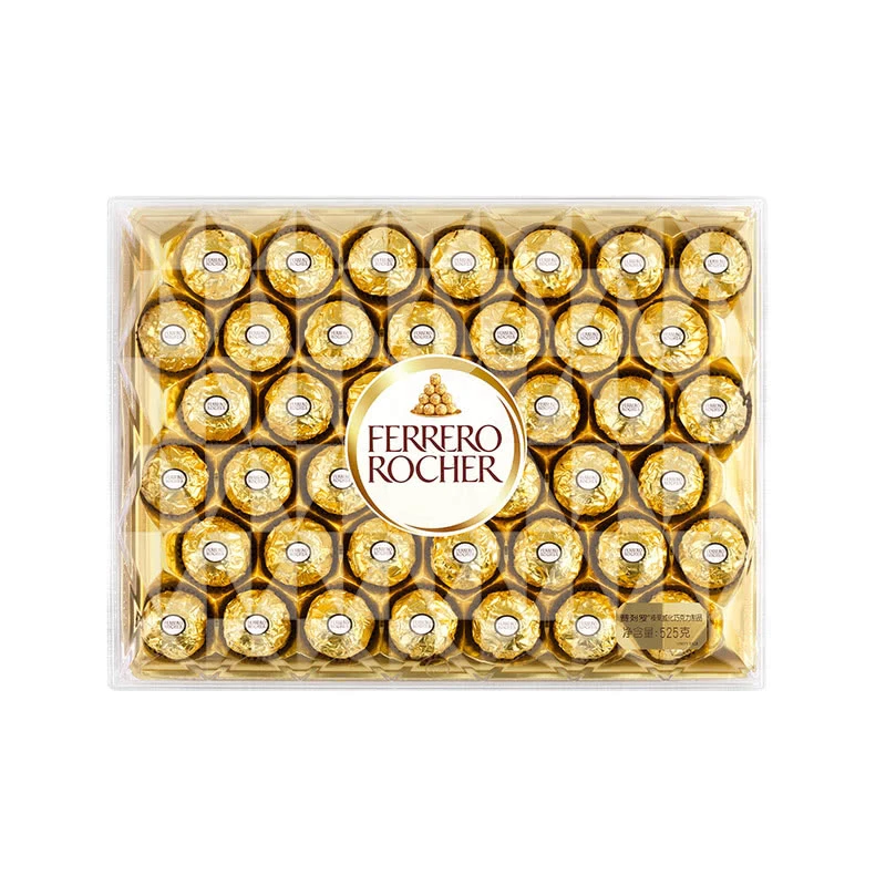 费列罗 榛果威化巧克力制品 42粒装 525g休闲小零食