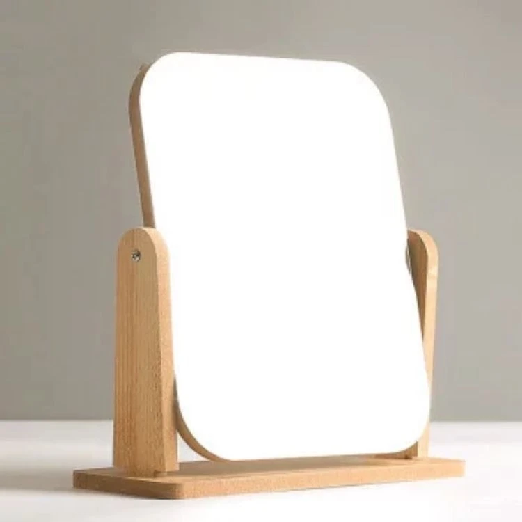 小马特折叠复古家用美容学生卧室宿舍学生宿舍小型便携可立化妆镜