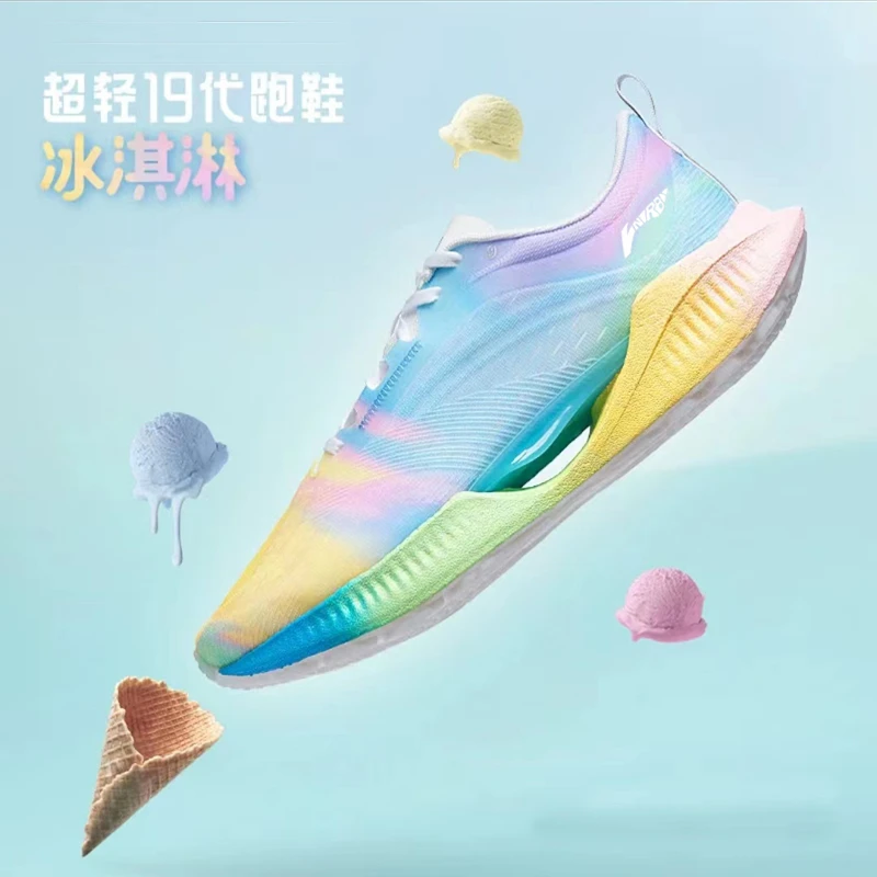 潮动乐超轻19男鞋春秋季网面透气运动鞋缓震轻便软底跑步鞋男