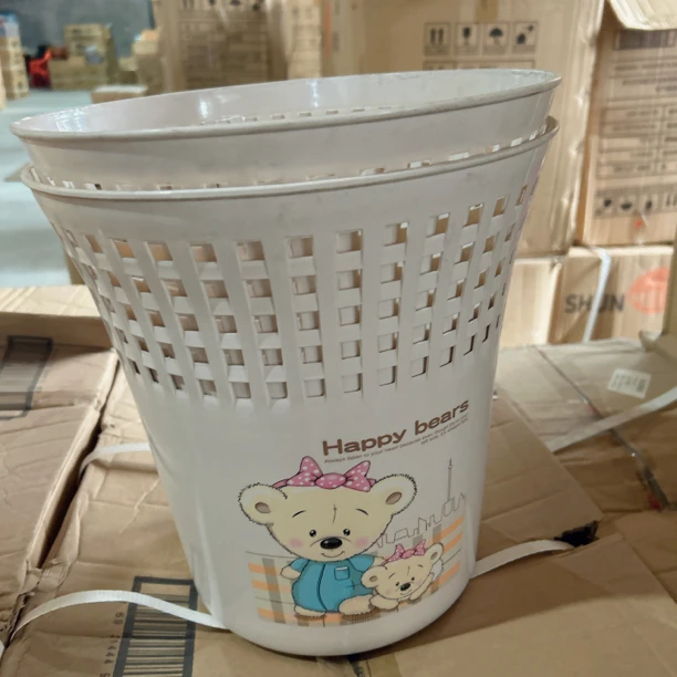 2378快乐熊大号圆形纸箩