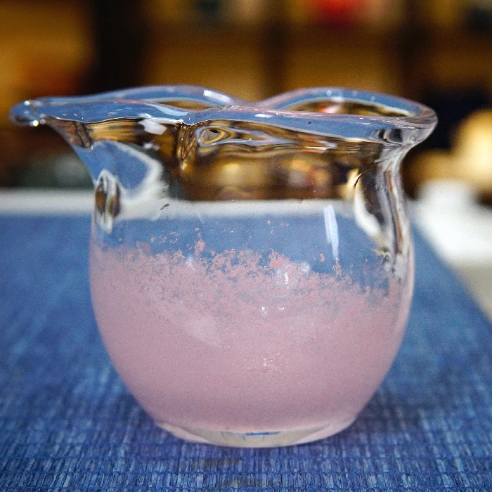 【清仓特惠】樱花粉气泡公道杯   b0523    150ml