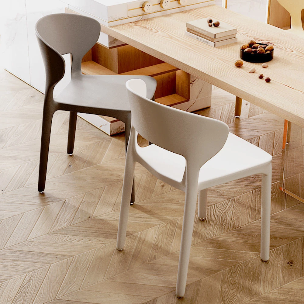小扬哥家用塑料餐椅北欧网红餐厅加厚简约现代书桌靠背椅化妆餐桌