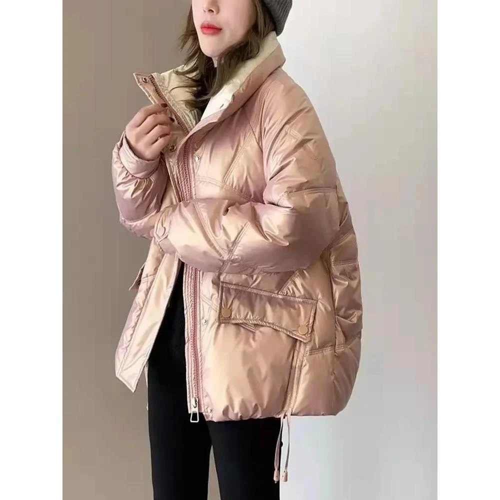 羽绒衣免洗可擦羽绒羽绒服女2023冬季新款短款小个子羽绒服羽绒服
