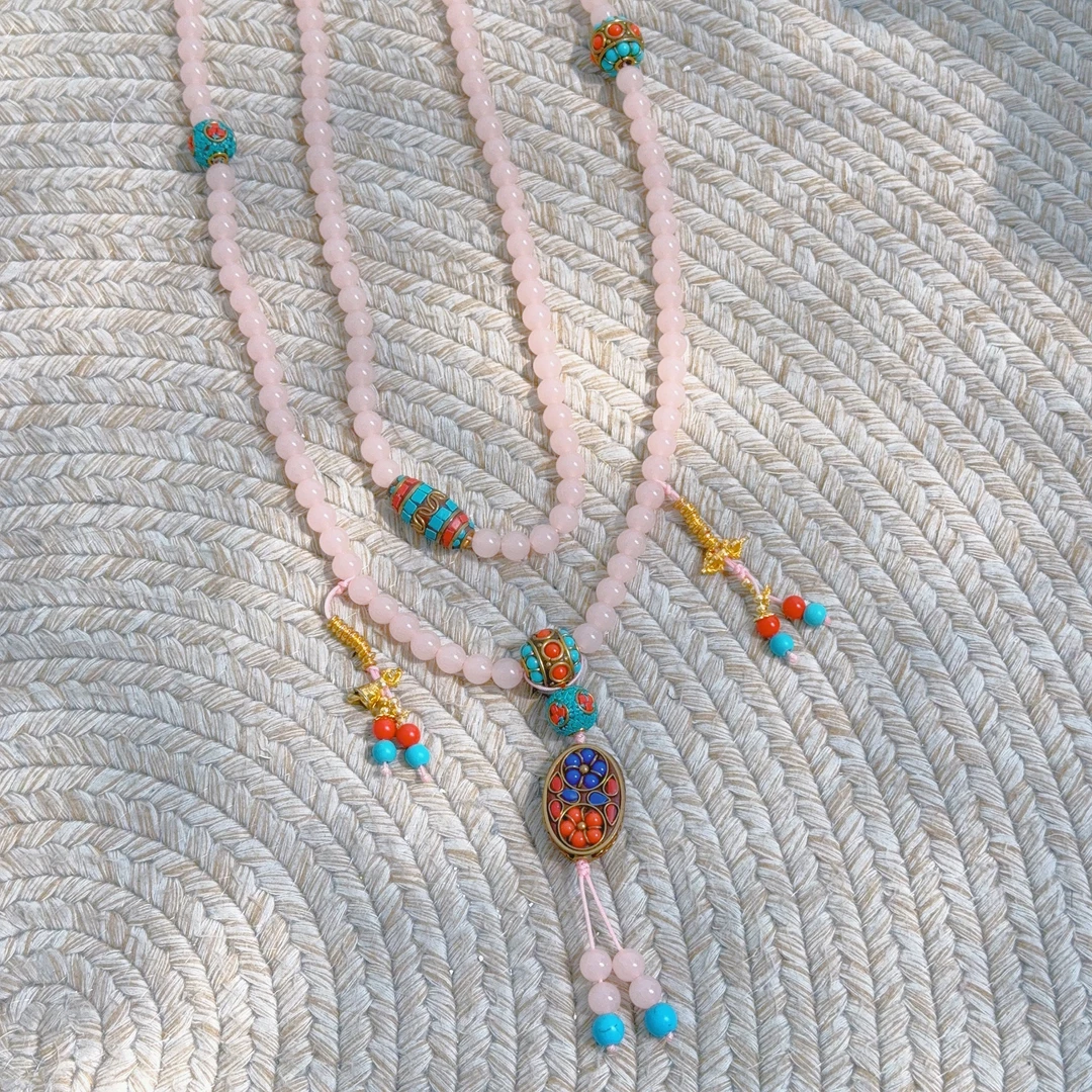 非金属珐琅项链 手工项链 气质 时尚 民族风 百搭