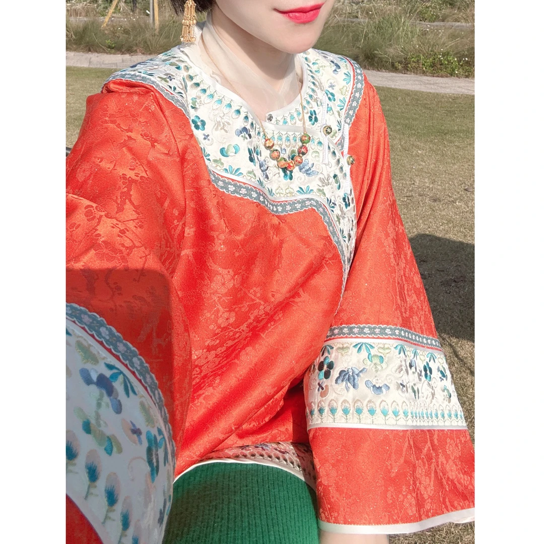 3818《海棠红》上衣外套