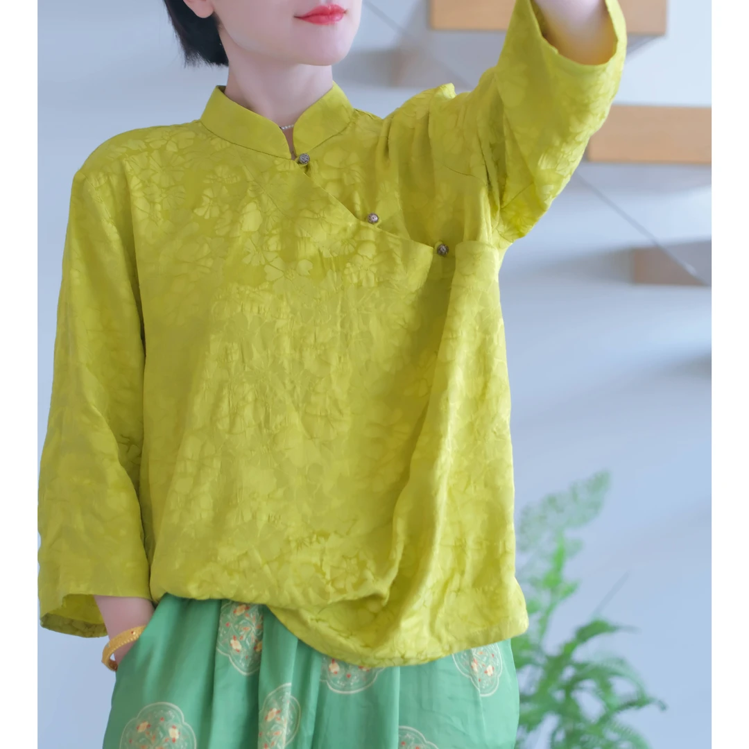 《夏日冰果》桑蚕丝上衣