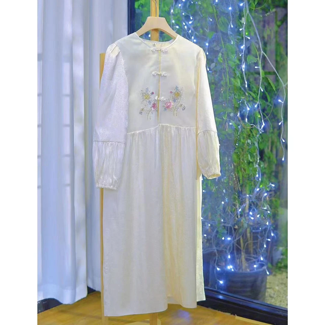 2832《邀月》旗袍裙