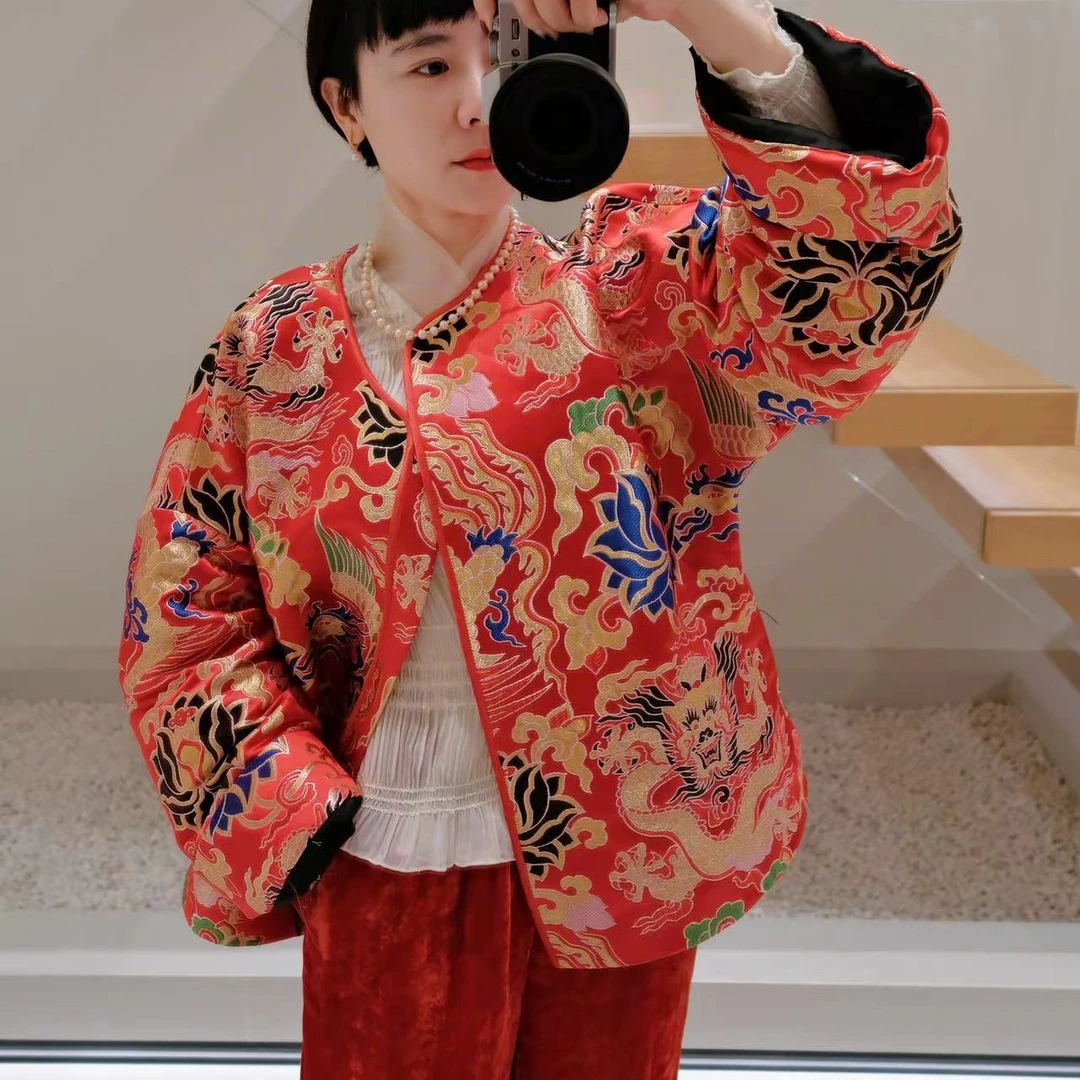 《祥瑞龙》织锦外套 新中式
