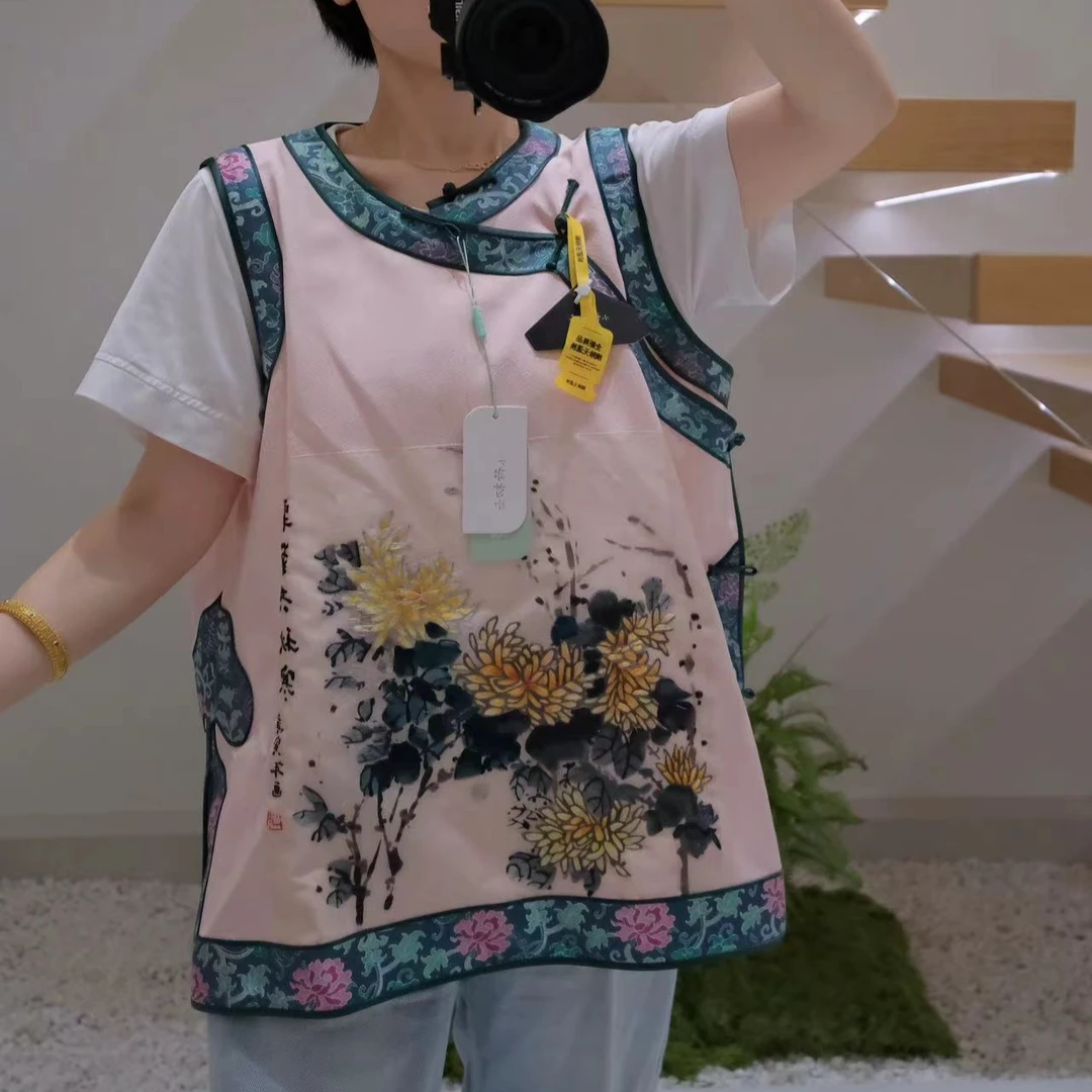 正娟 手绣 如意马甲