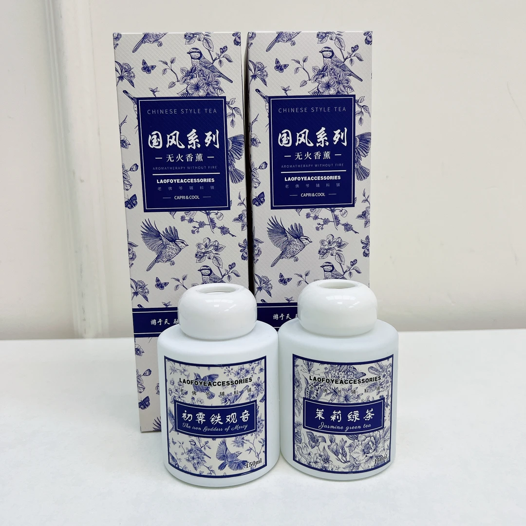 51449  老佛爷出品，国风系列无火香薰，初霁铁观音+茉莉绿茶，150ml
