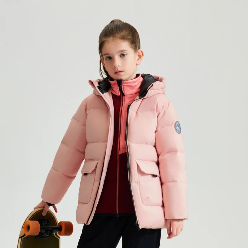 【皓然专属】波司登羽绒服男女童装外套冬季轻暖感面包服T20145940E