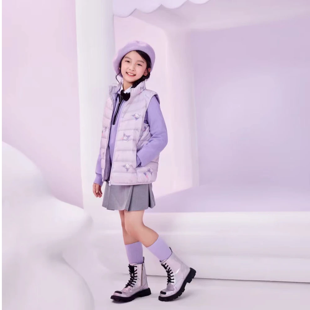 波司登童装羽绒马甲轻便新款外穿连帽羽绒服马夹T40135520