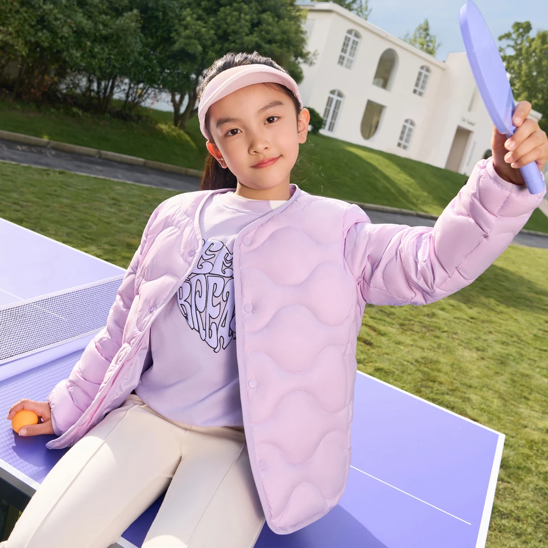 【波司登儿童】2024秋季新款大三宝单件男女短款羽绒服T40135030