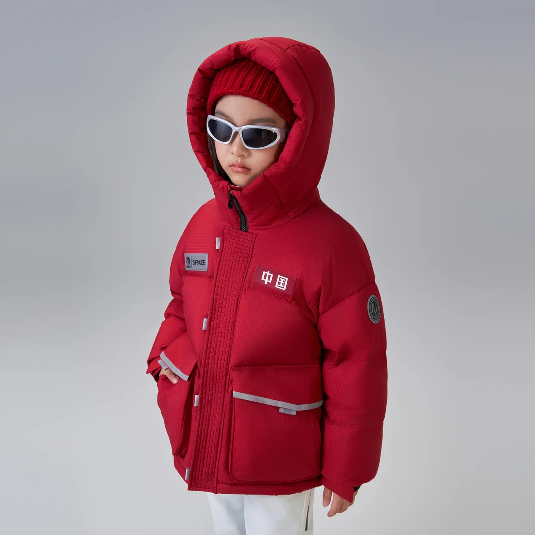 【新】波司登时尚2024冬季新款男女童短款太空计划羽绒服T40143210
