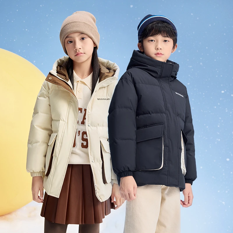 波司登儿童2024新款羽绒服洋气保暖童装厚外套冬T30143700E