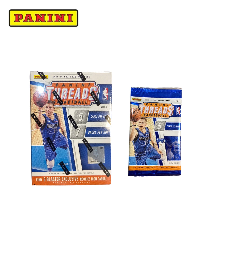 帕尼尼【拆包/盒】PANINI18-19THREADS手雷篮球星卡牌盲盒下单代拆