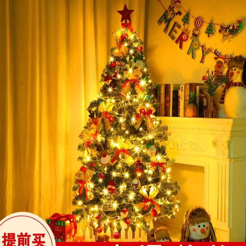 2023年新款圣诞树套餐家用加密仿真节装饰品发光摆件1.5米/1.8m