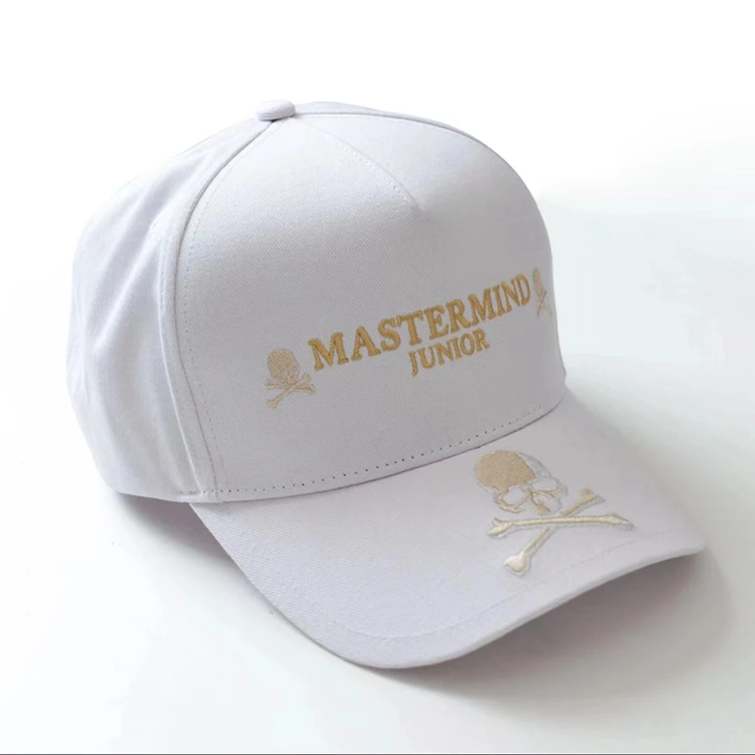 MMJ棒球帽暗黑潮牌骷髅刺绣秋冬情侣帽子MJ22SSC020